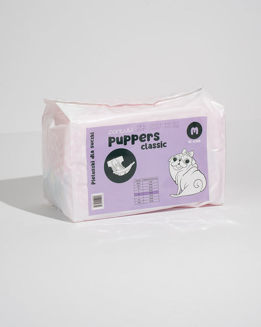 Absorpčné plienky PUPPERS CLASSIC pre sučky