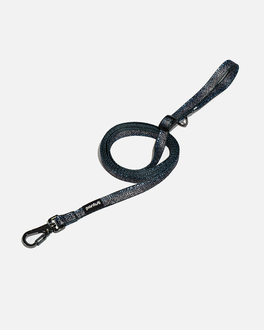 Regulowana smycz dla psa HANDS FREE wzór węża MAMBA