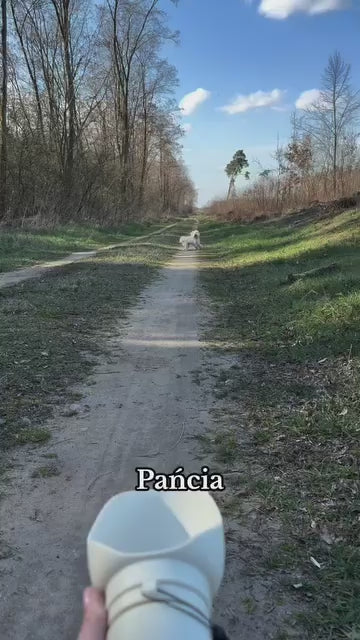 Skladacia silikónová cestovná fľaša MONTE pre zvieratá