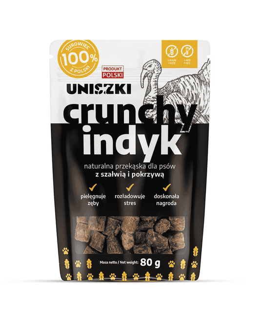 Morčacie chrumkavé pochúťky so šalviou a žihľavou UNISZKI 80g